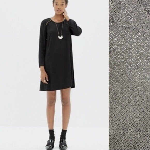 Madewell x Sezane black dress - Picture 2 of 4